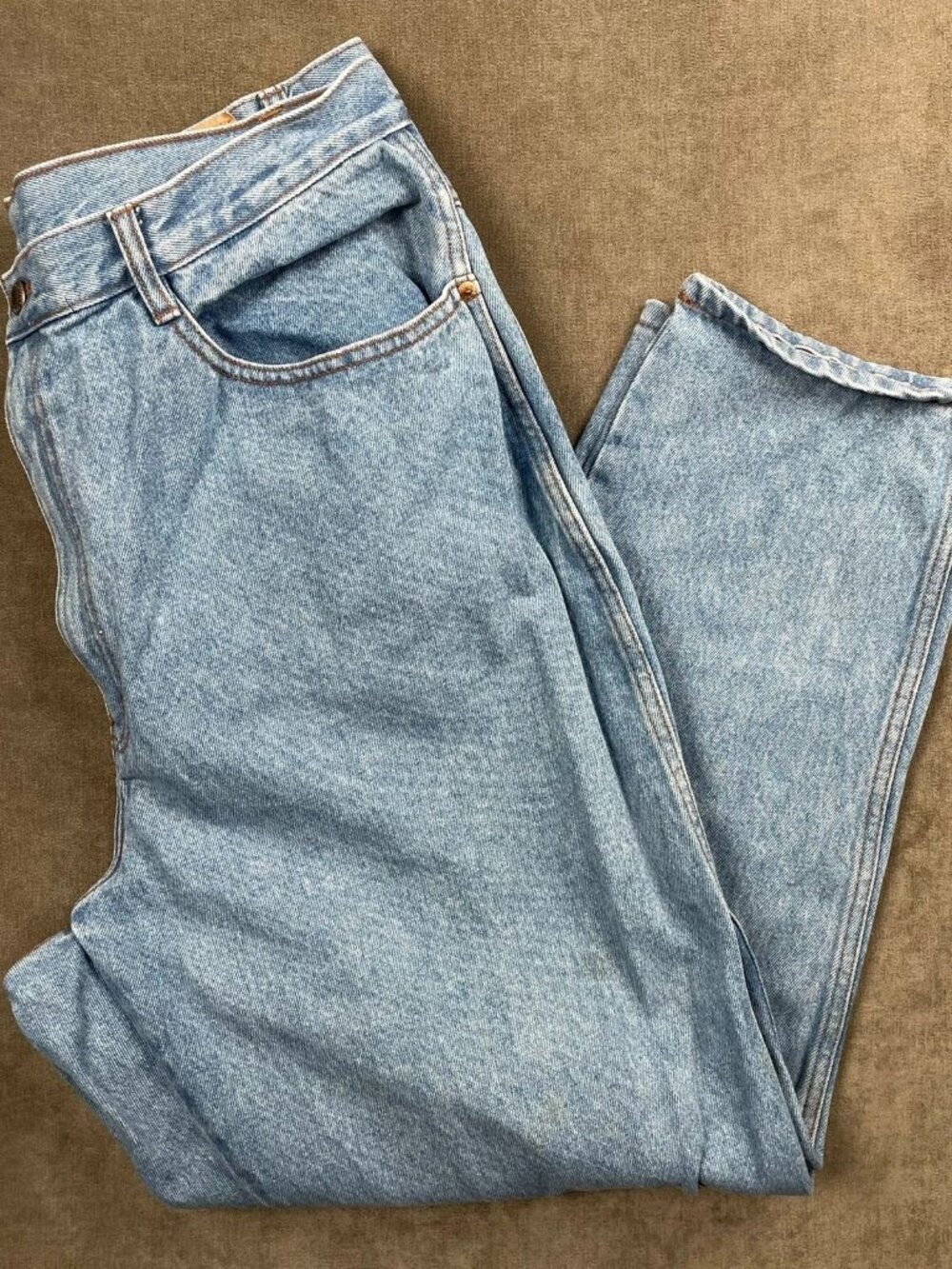 Gitano Wide Leg Classic Denim Mom Jeans Womens 36 22W